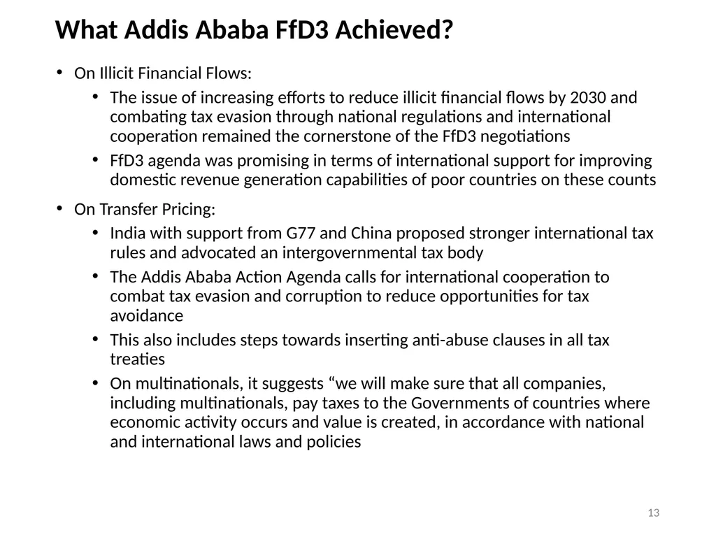 Means of Implementation -MoI (Focus SDG 17) Sachin - slide 13 of 21