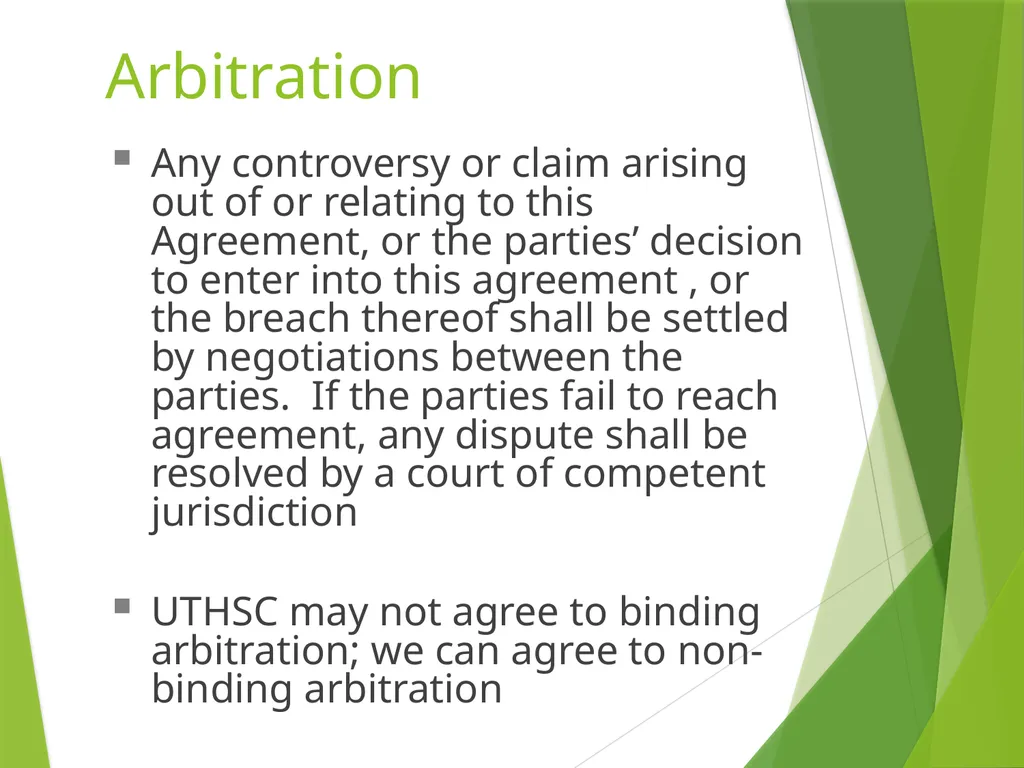Research Contracts and Agreements Sarah J. White, - slide 47 of 53