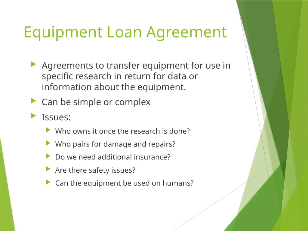 Research Contracts and Agreements Sarah J. White, - slide 9 of 53