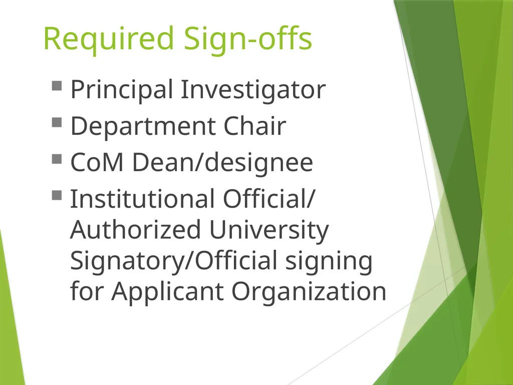 Research Contracts and Agreements Sarah J. White, - slide 32 of 53
