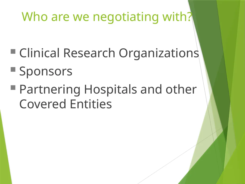 Research Contracts and Agreements Sarah J. White, - slide 35 of 53