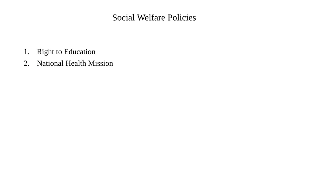 Social Welfare Administration-I Concept and - slide 2 of 19