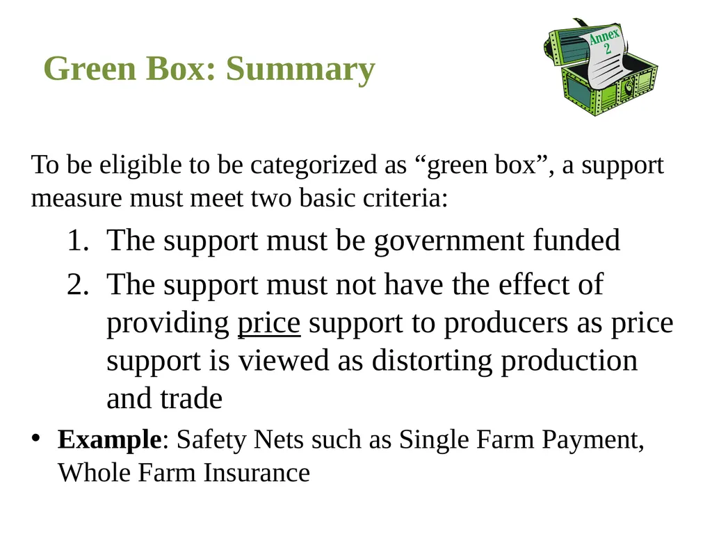 Agriculture and Food in International Trade G. - slide 8 of 30