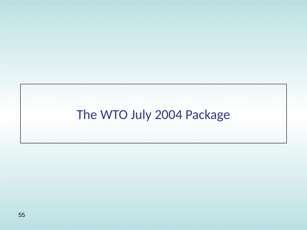 11:15 – 12:30 Trade facilitation: basic concepts, - slide 55 of 67