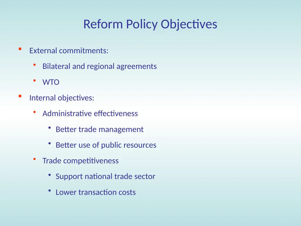 11:15 – 12:30 Trade facilitation: basic concepts, - slide 21 of 67