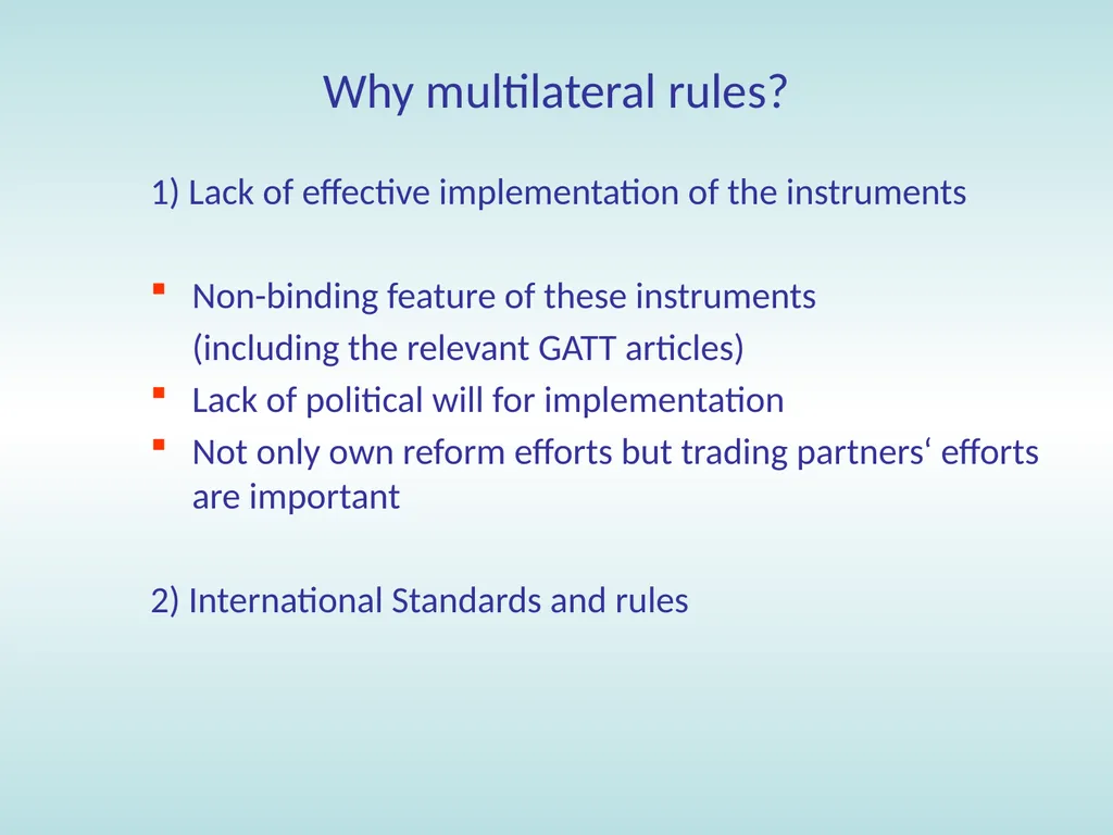 11:15 – 12:30 Trade facilitation: basic concepts, - slide 41 of 67