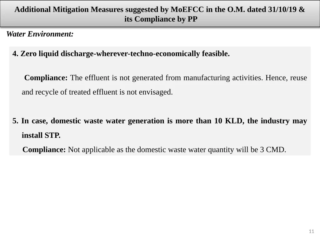 About Project & Project Proponent M/s Insulations - slide 11 of 70