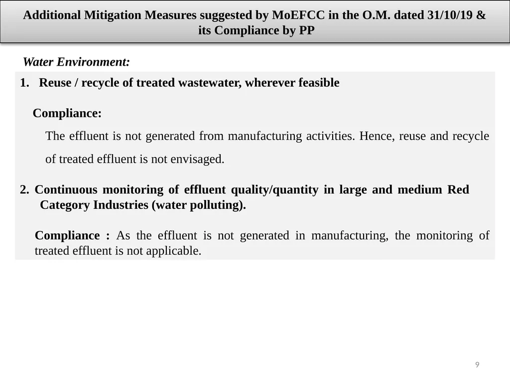 About Project & Project Proponent M/s Insulations - slide 9 of 70