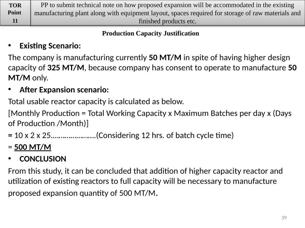 About Project & Project Proponent M/s Insulations - slide 39 of 70