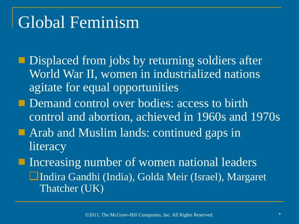 A World without Borders * ©2011, The McGraw-Hill - slide 20 of 21