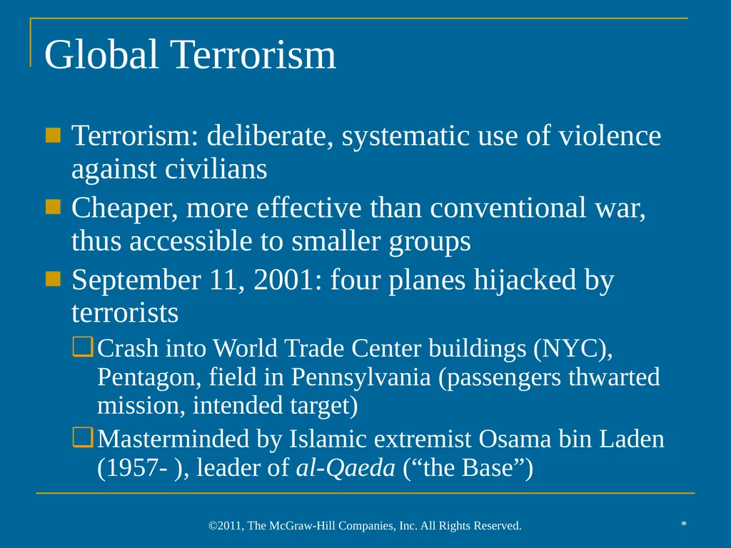 A World without Borders * ©2011, The McGraw-Hill - slide 16 of 21