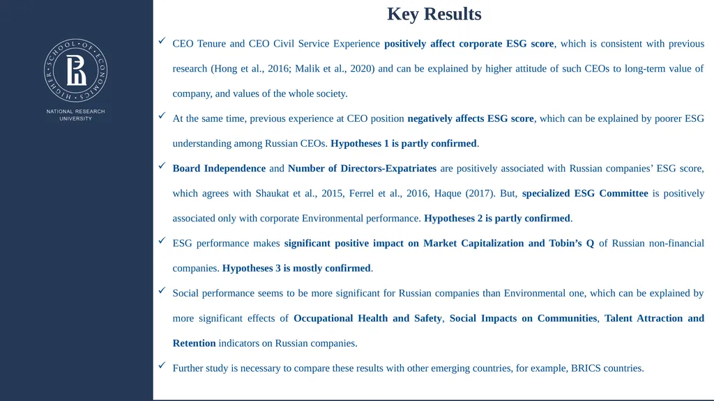 How corporate governance affect esg and financial - slide 16 of 17