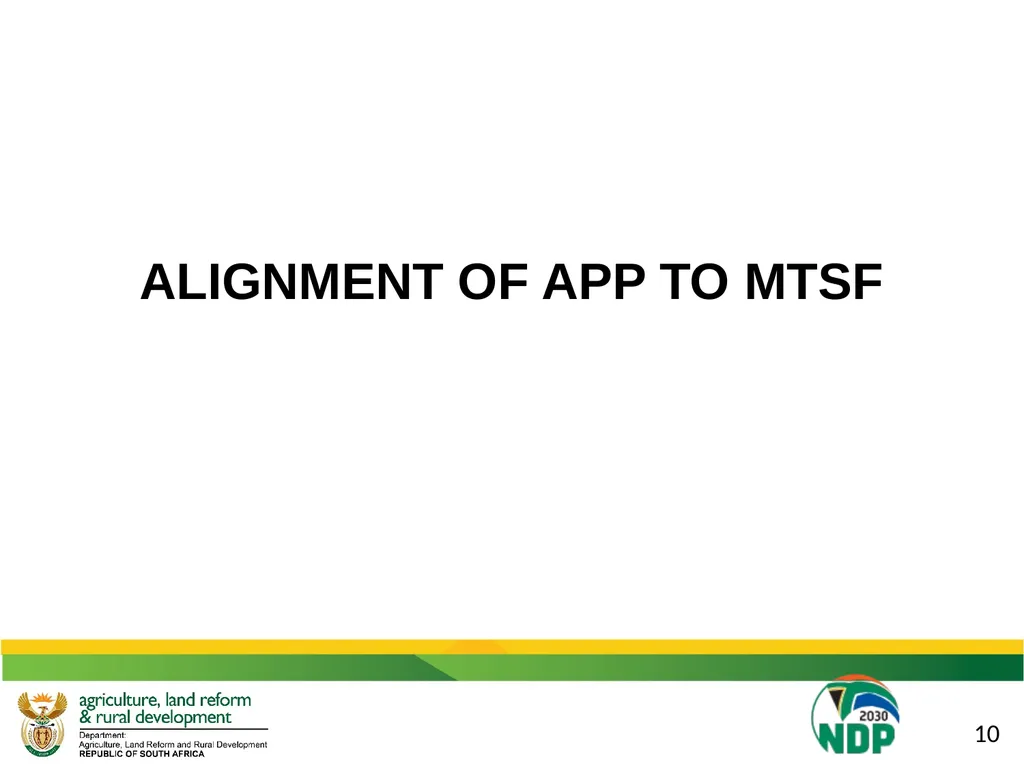 DALRRD 2021/22 ANNUAL PERFORMANCE PLAN (APP) - slide 14 of 42
