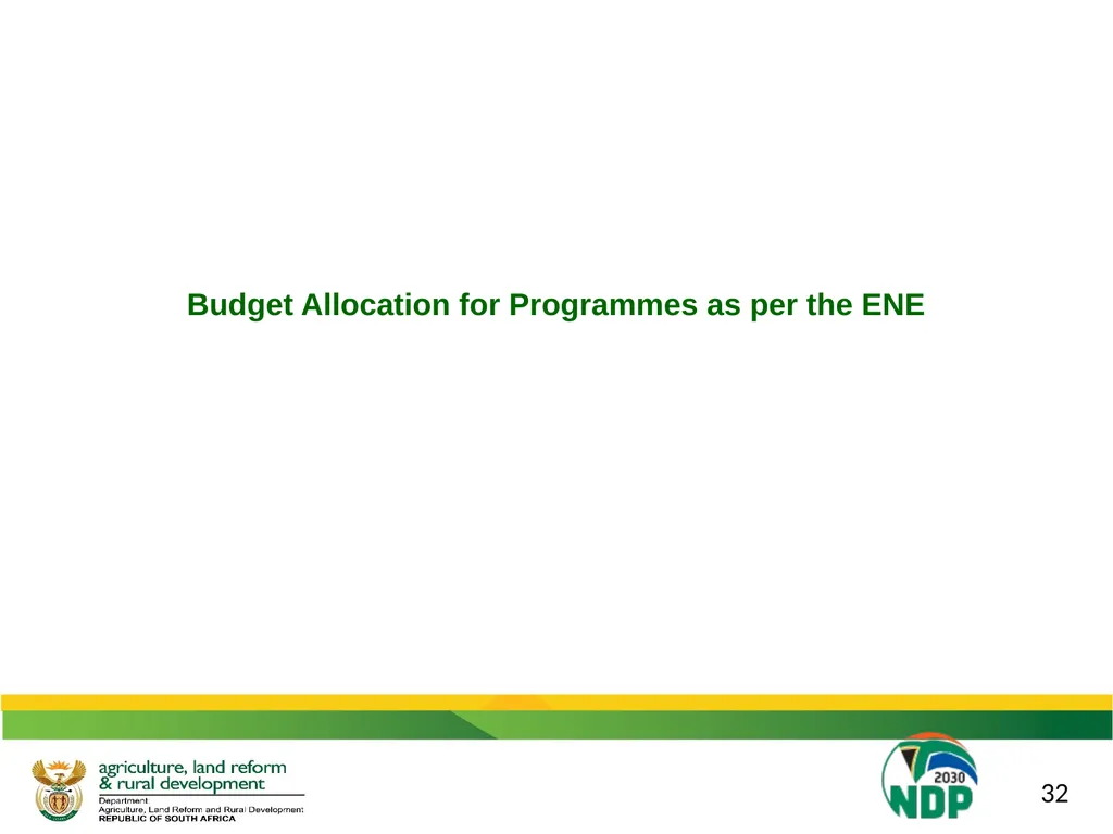DALRRD 2021/22 ANNUAL PERFORMANCE PLAN (APP) - slide 40 of 42