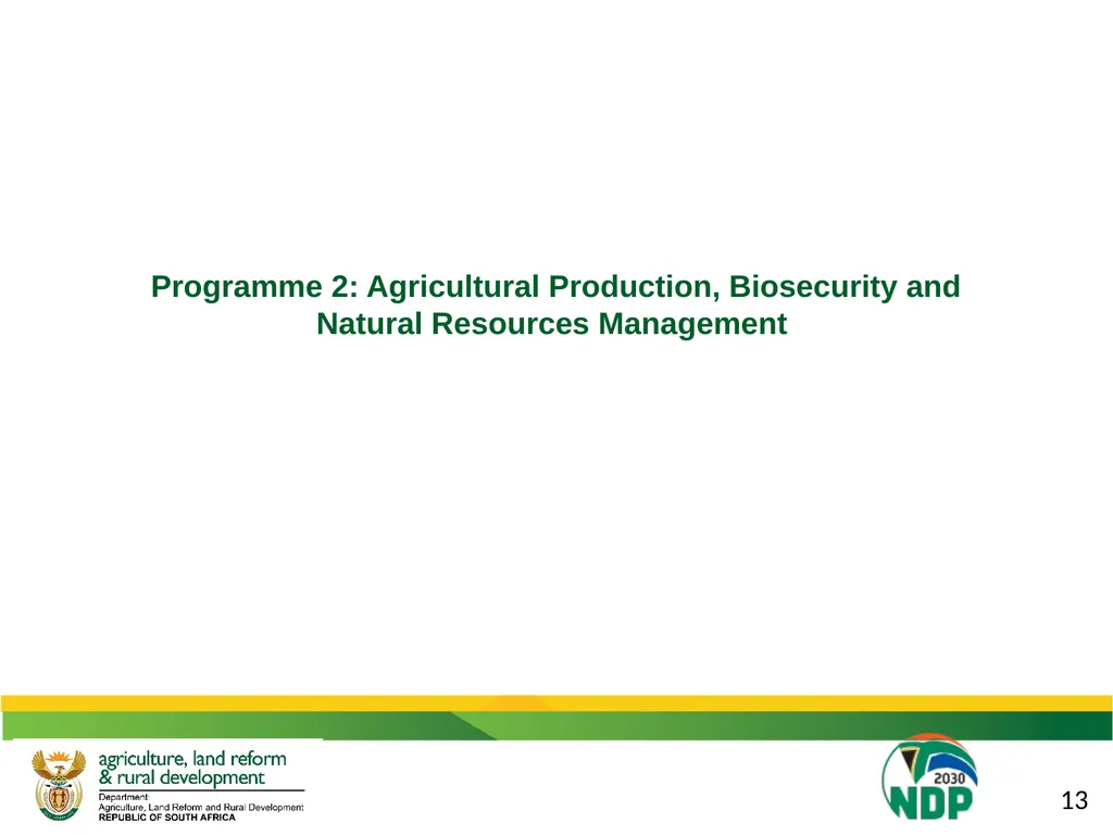 DALRRD 2021/22 ANNUAL PERFORMANCE PLAN (APP) - slide 21 of 42