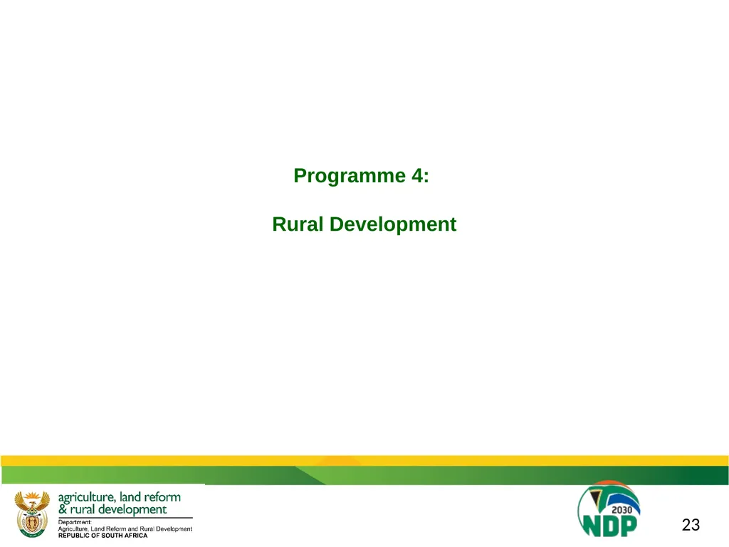 DALRRD 2021/22 ANNUAL PERFORMANCE PLAN (APP) - slide 31 of 42