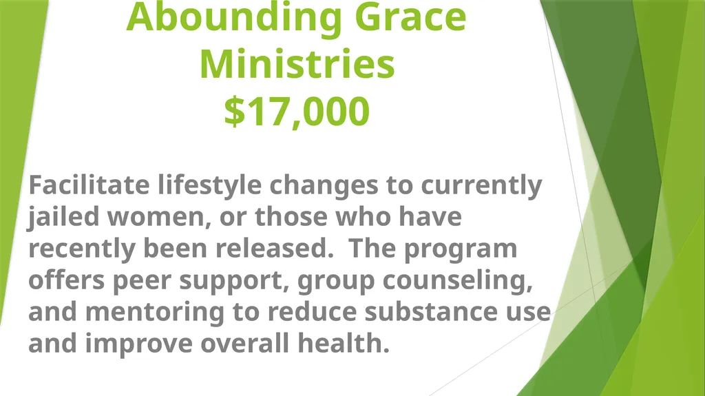 A Healthy Connection Honoring Our 2018 Grant - slide 41 of 54