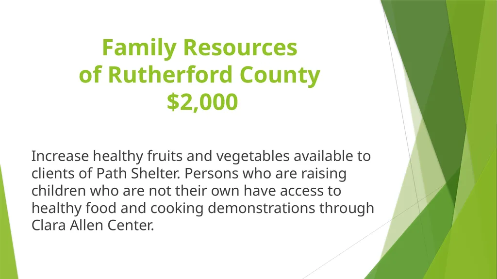 A Healthy Connection Honoring Our 2018 Grant - slide 24 of 54