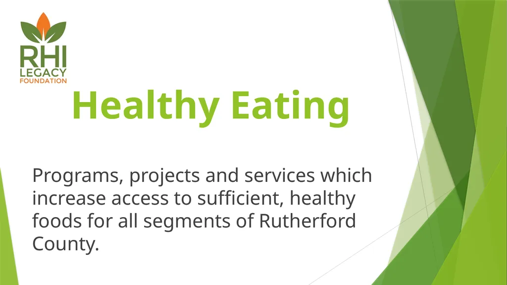 A Healthy Connection Honoring Our 2018 Grant - slide 21 of 54