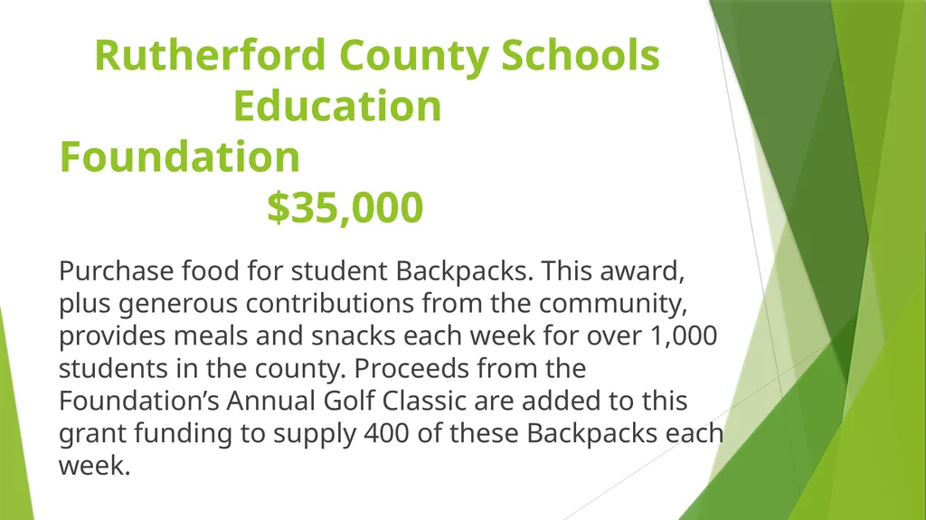 A Healthy Connection Honoring Our 2018 Grant - slide 35 of 54