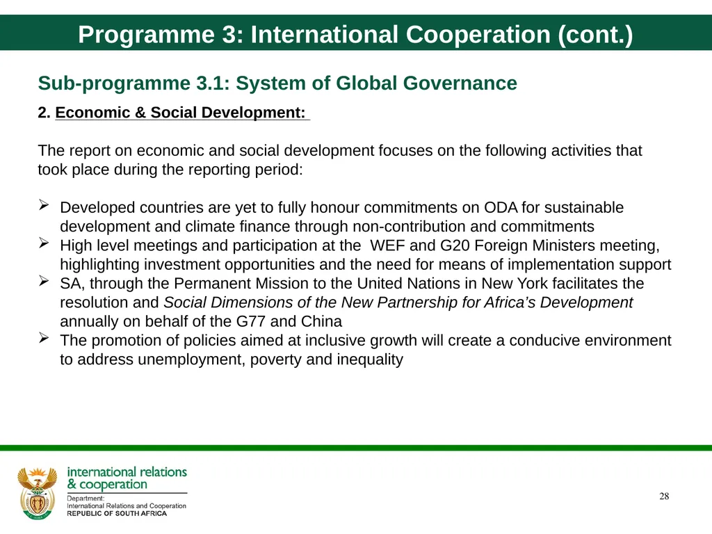 Quarter 4 Report on Performance Information and - slide 28 of 45