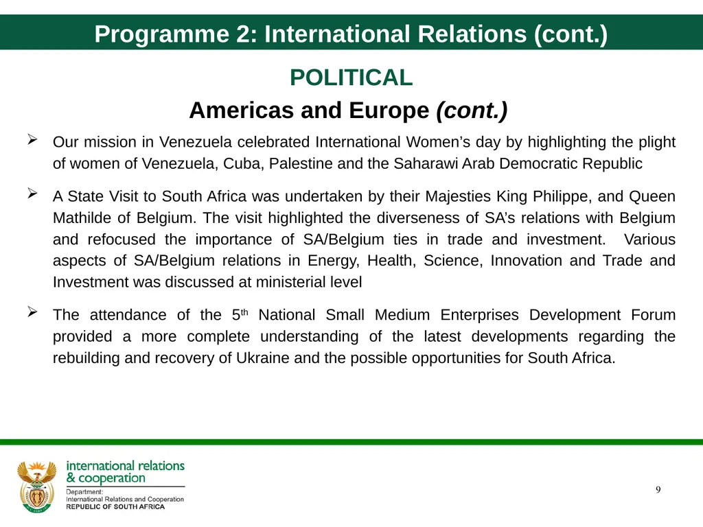 Quarter 4 Report on Performance Information and - slide 9 of 45