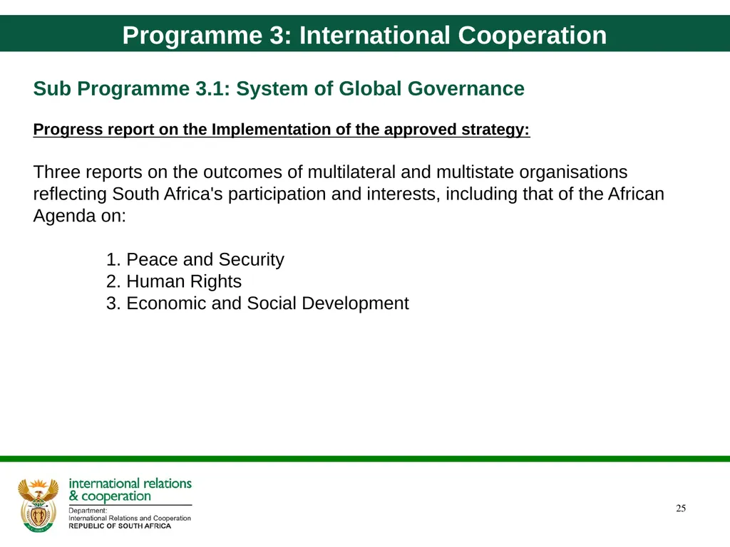 Quarter 4 Report on Performance Information and - slide 25 of 45