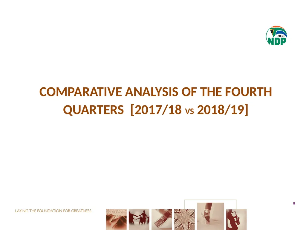 fourth QUARTER PERFORMANCE REPORT - slide 8 of 52