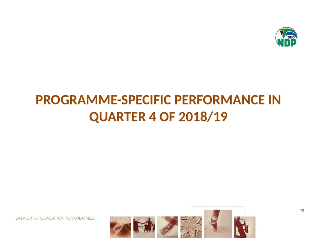 fourth QUARTER PERFORMANCE REPORT - slide 10 of 52