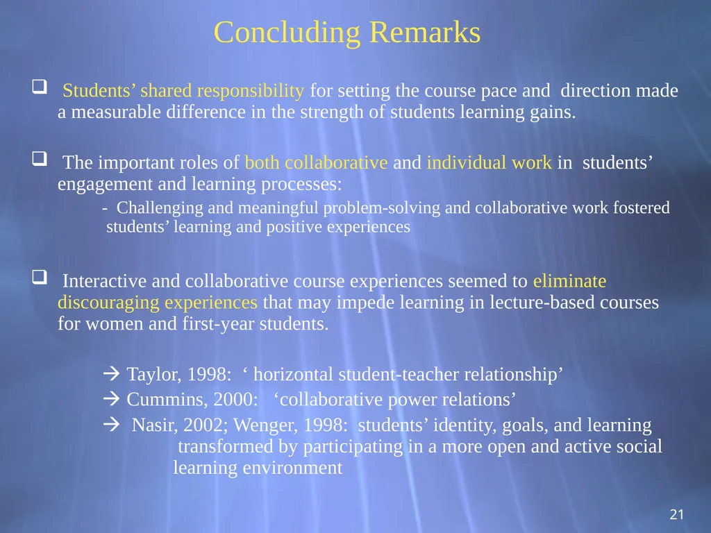 PERC, Portland July 18th, 2013 From Theory to - slide 21 of 24