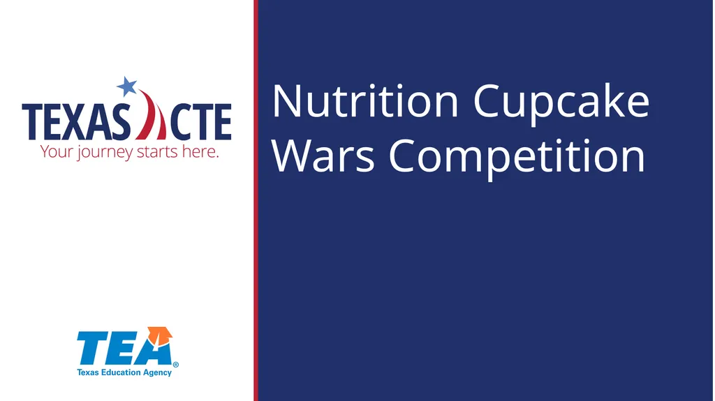 Nutrition Cupcake Wars Competition Background