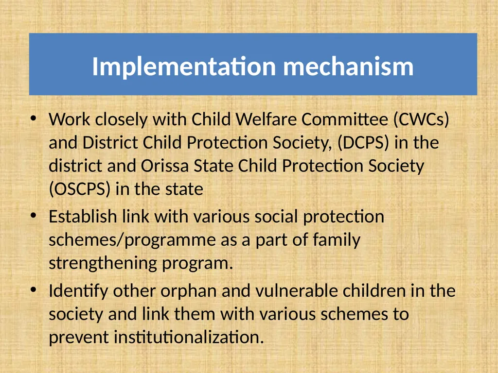De-institutionalization and Family Reunification - slide 17 of 21