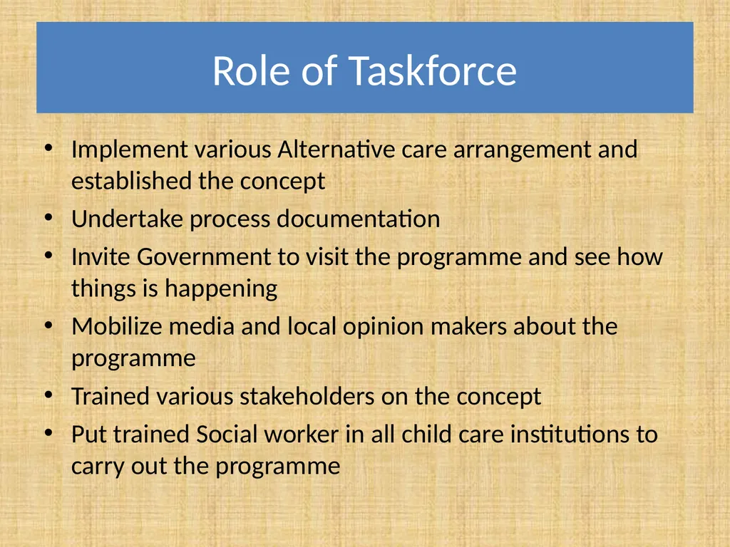 De-institutionalization and Family Reunification - slide 10 of 21