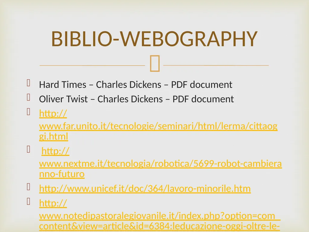 SIMILARITIES AND DIFFERENCES: C. Dickens’ fiction - slide 12 of 12