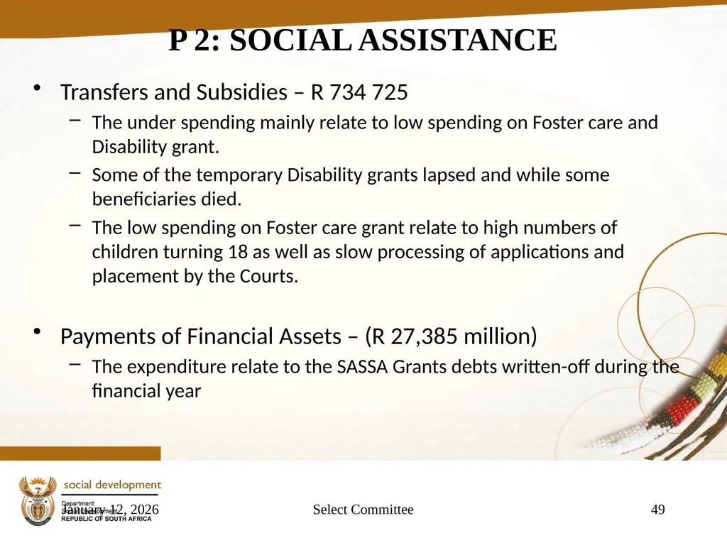 "Building a Caring Society. Together" 1 DSD Annual - slide 49 of 108
