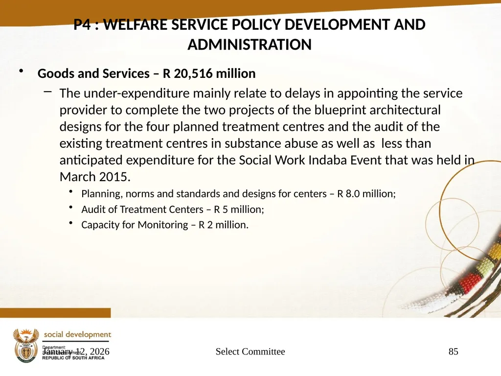 "Building a Caring Society. Together" 1 DSD Annual - slide 85 of 108