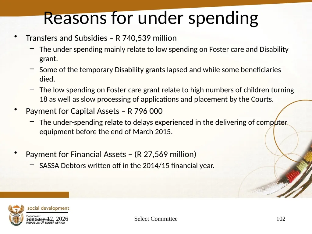 "Building a Caring Society. Together" 1 DSD Annual - slide 102 of 108