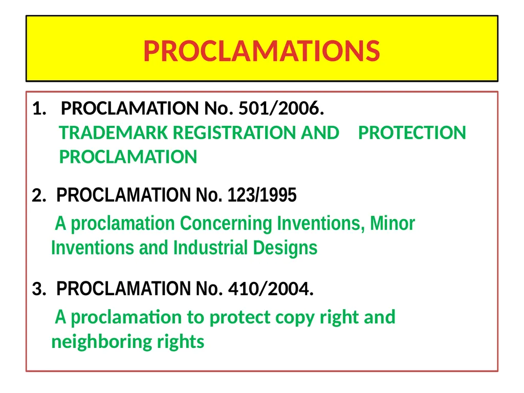 May 6 to 8, Cairo/Egypt Second WIPO Inter-Regional - slide 7 of 34