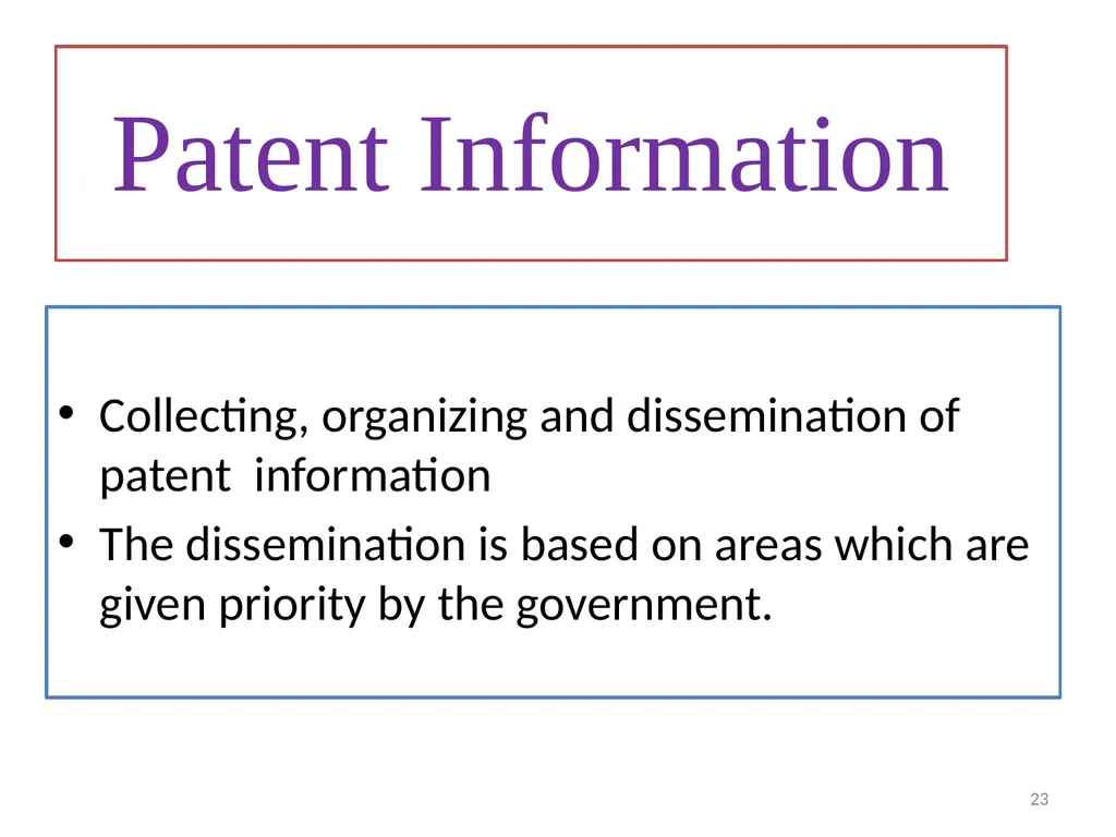 May 6 to 8, Cairo/Egypt Second WIPO Inter-Regional - slide 23 of 34