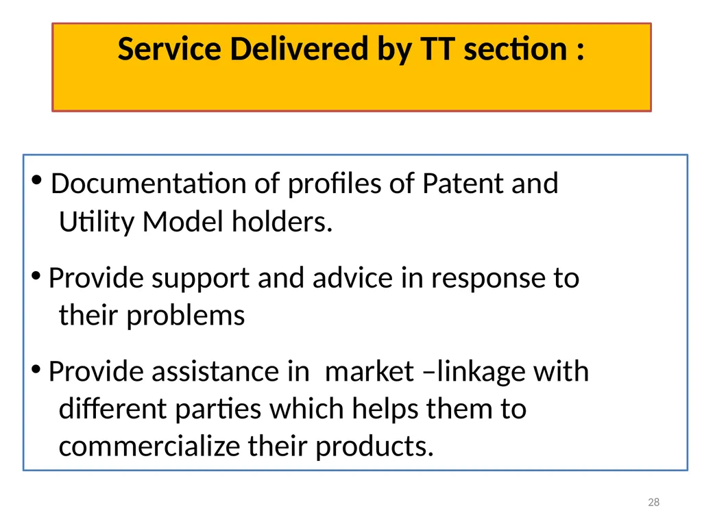 May 6 to 8, Cairo/Egypt Second WIPO Inter-Regional - slide 28 of 34