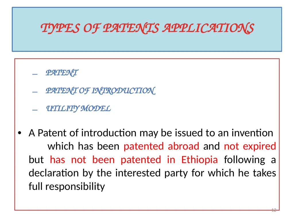 May 6 to 8, Cairo/Egypt Second WIPO Inter-Regional - slide 12 of 34
