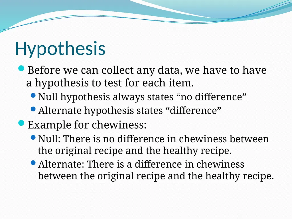Sensory Evaluation Food & Nutritional Sciences - slide 3 of 11