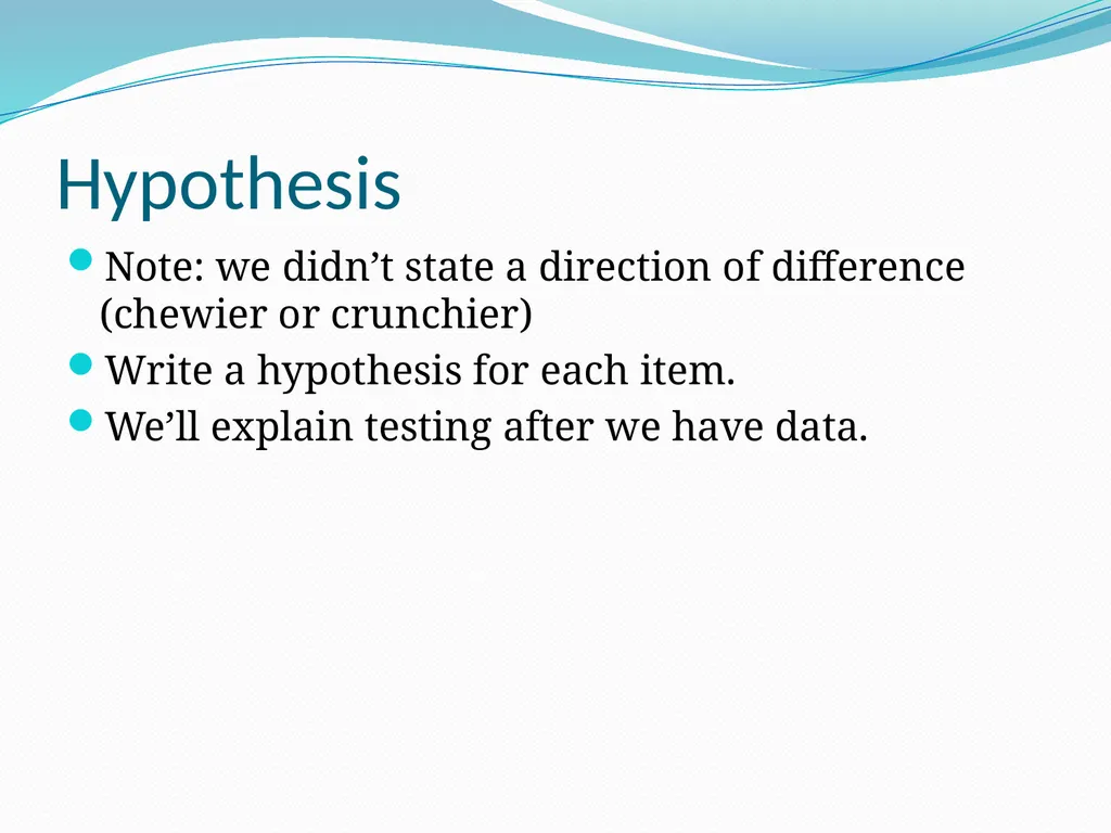 Sensory Evaluation Food & Nutritional Sciences - slide 4 of 11