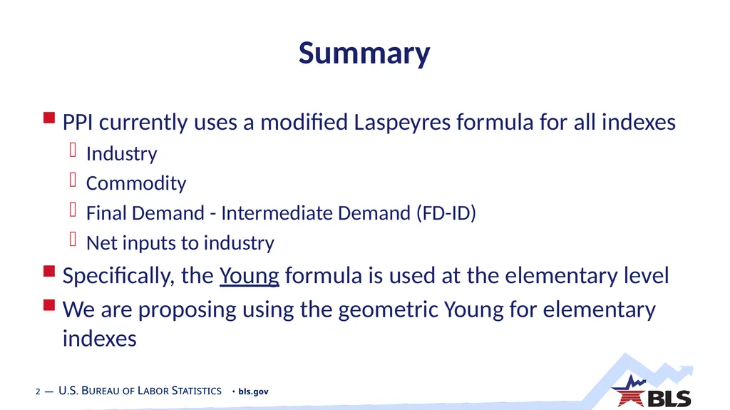 What is the Appropriate Index Formula to Estimate - slide 2 of 25