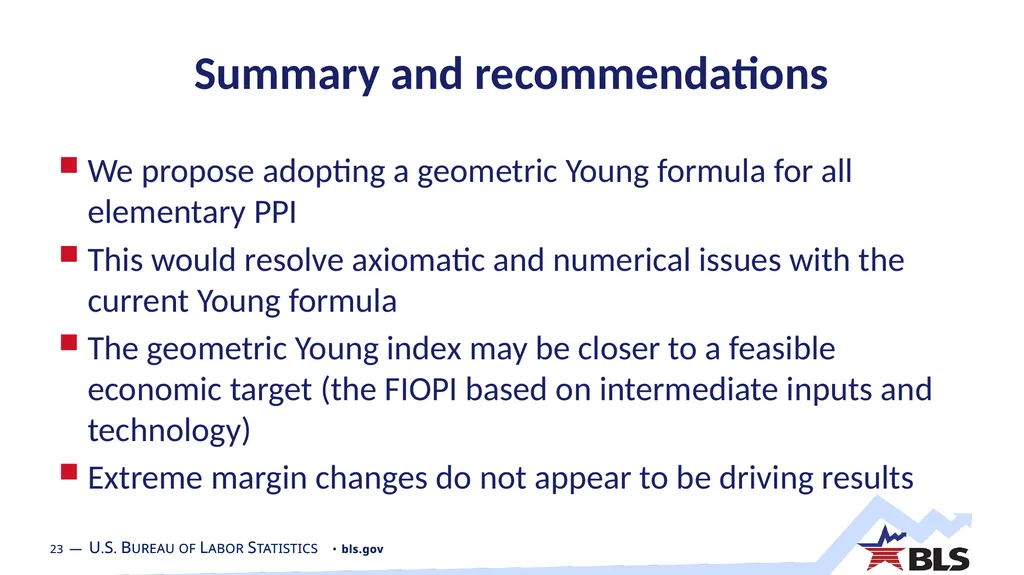What is the Appropriate Index Formula to Estimate - slide 23 of 25
