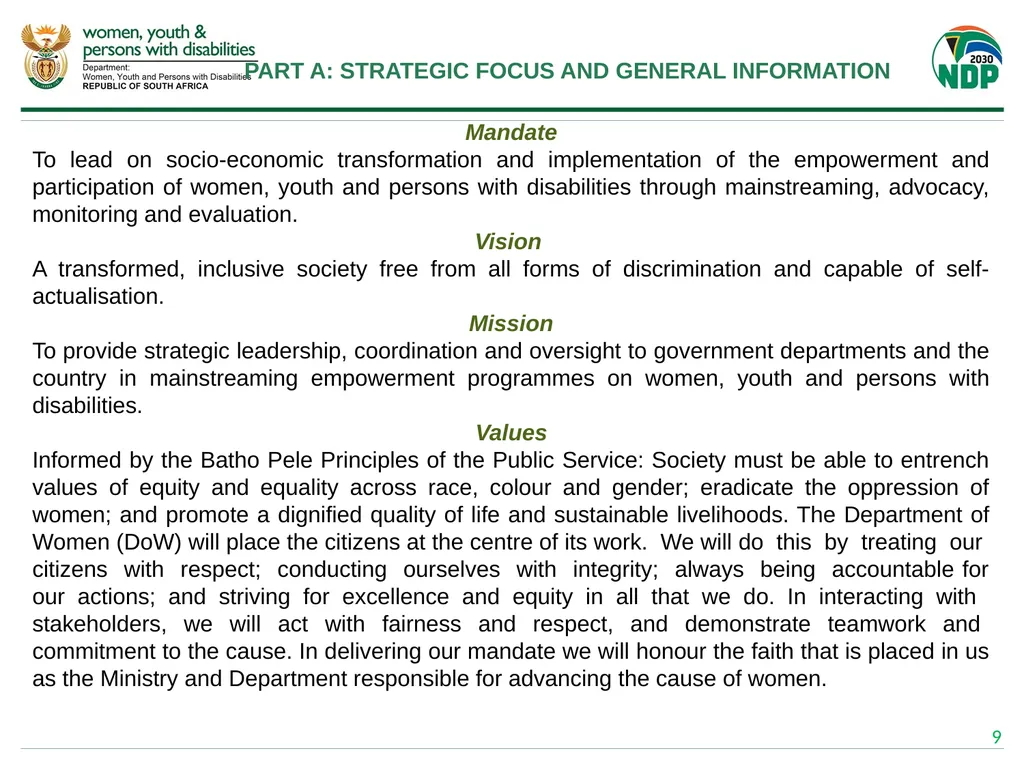 “Working together towards one common goal One - slide 9 of 70