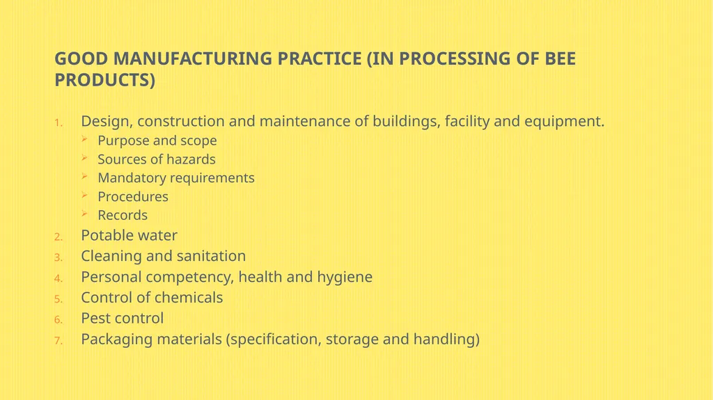 Challenges of exporting honey from Myanmar - slide 19 of 27