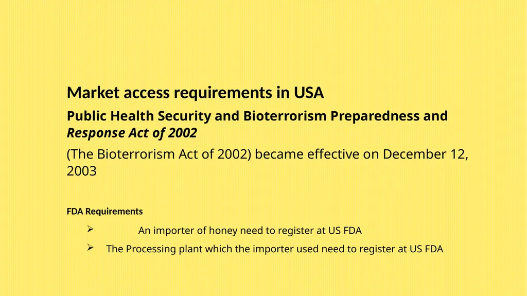 Challenges of exporting honey from Myanmar - slide 23 of 27