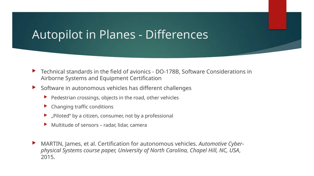 Autonomous vehicles, standardization & - slide 5 of 13
