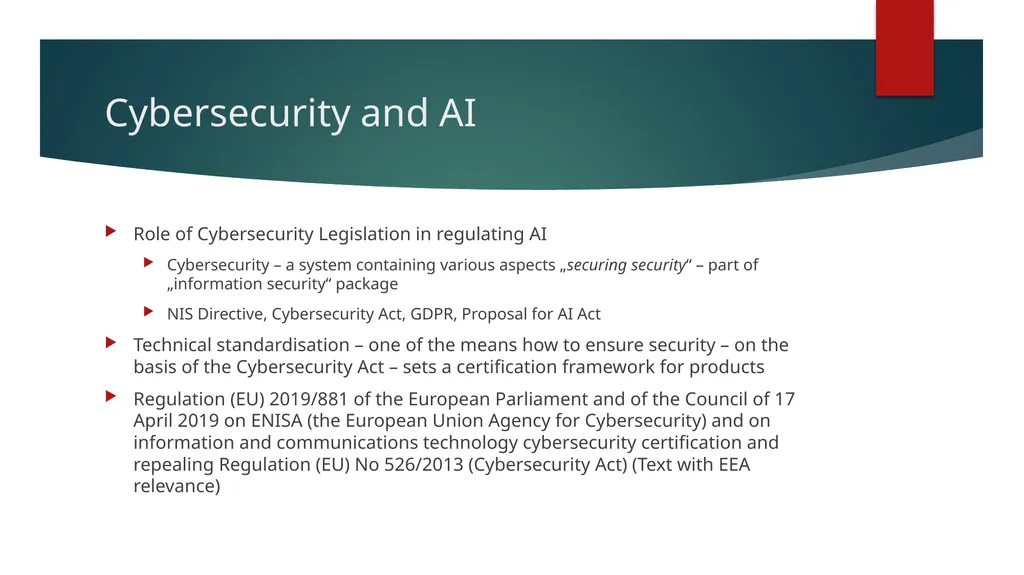 Autonomous vehicles, standardization & - slide 9 of 13